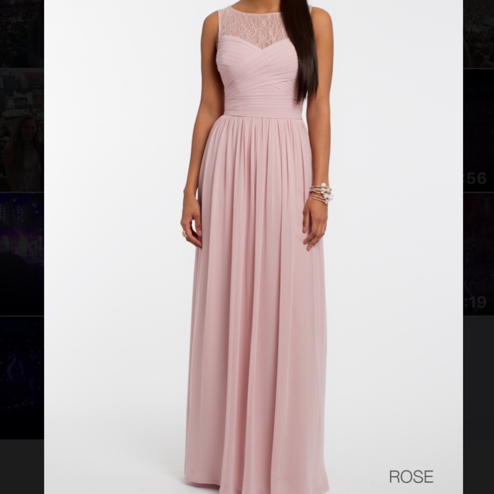 CAMILLE LA VIE - Light Pink Bridesmaids Gown